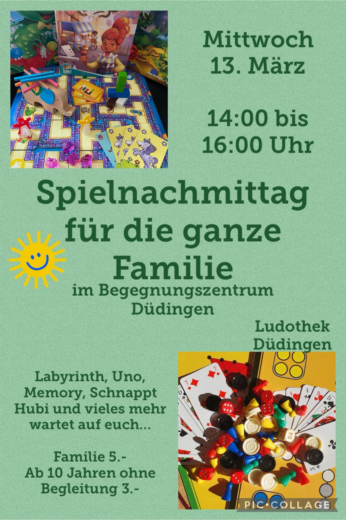 Spielnachmittag 13.03.2024